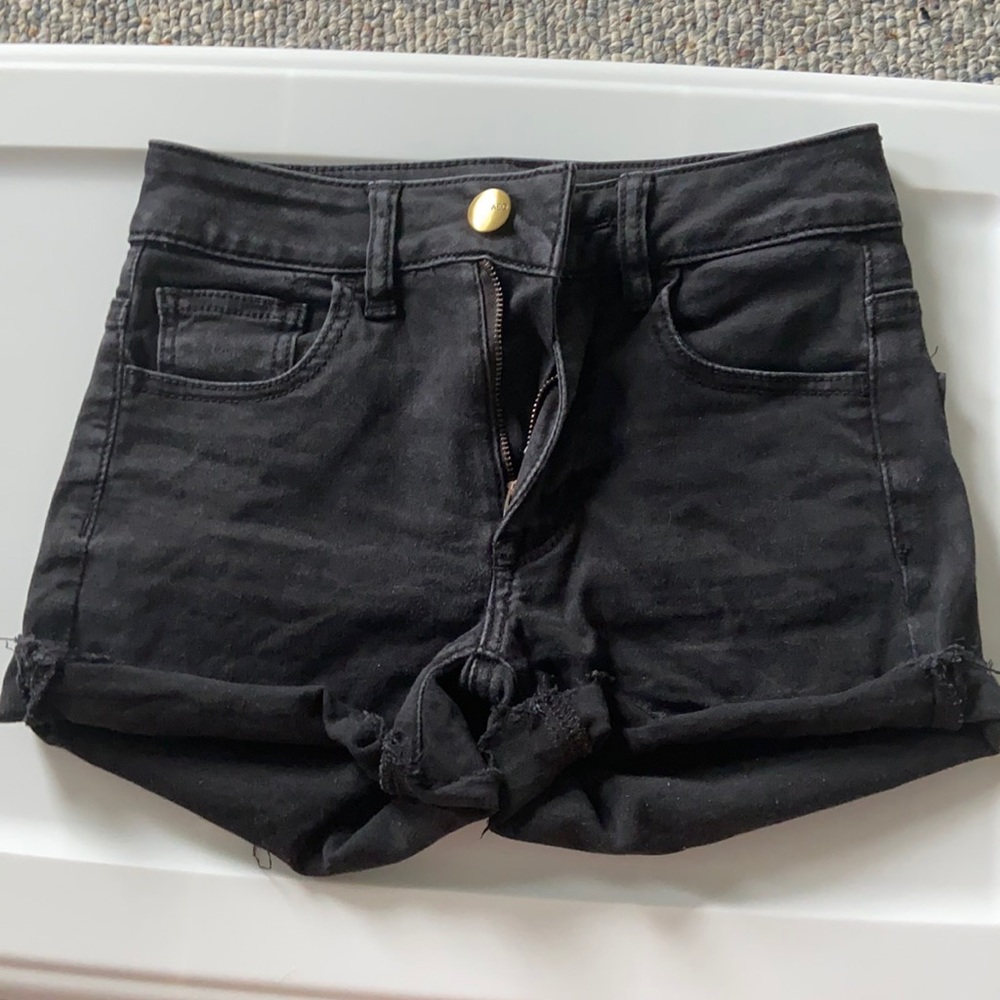 Black American Eagle Shorts